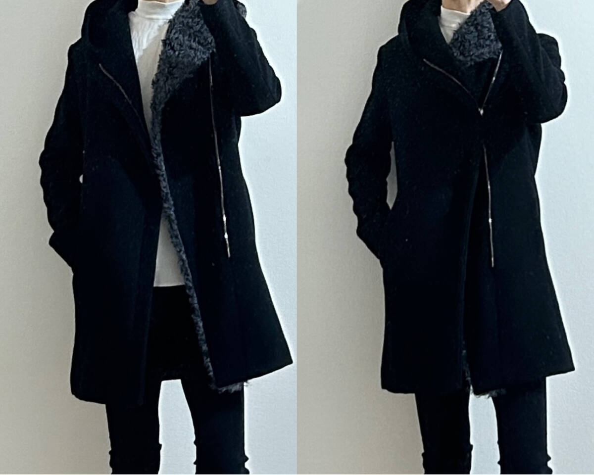 LEON掲載 定価16 2万 junhashimoto×STEIFF WRAP HOODED COAT 4 LEON掲載 定価16 2万 junhashimoto×STEIFF WRAP HOODED COAT 4