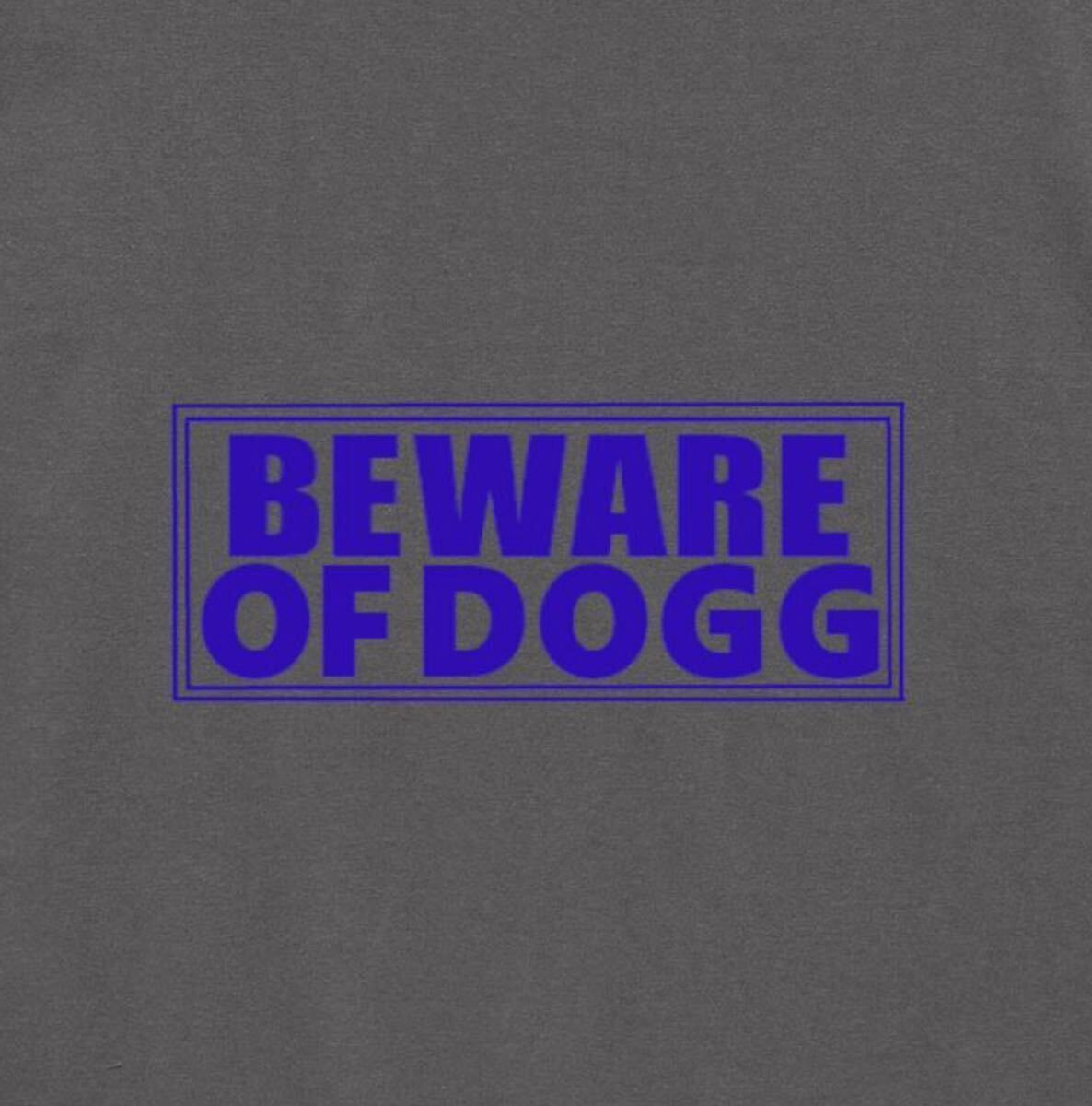 スヌープドッグ BE WARE OF DOGG SnoopDogg Tシャツ 半袖 チャコールLサイズ90年代 ヒップホップ ラップ ビンテージ プリント ストリート