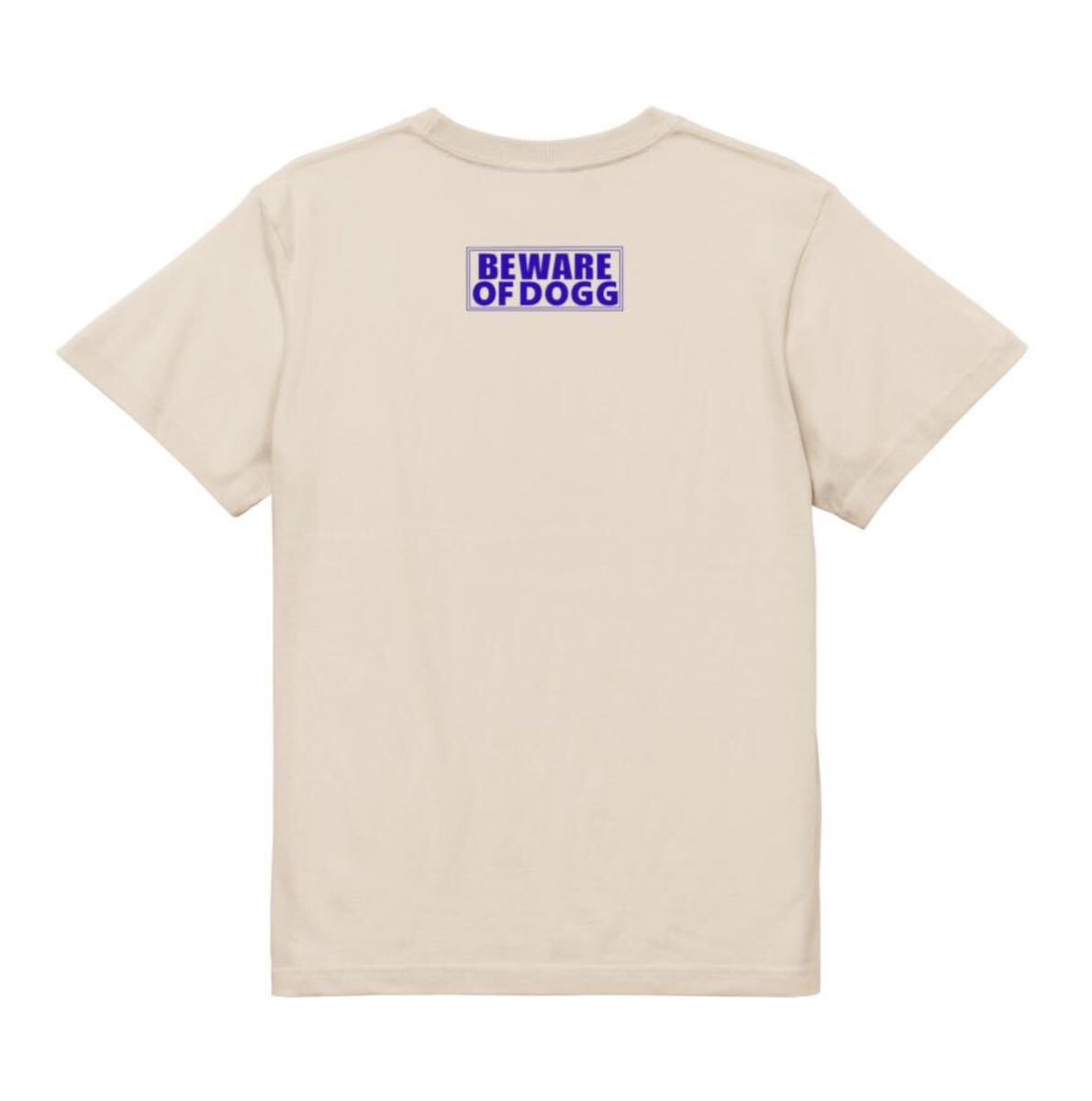 スヌープドッグ BE WARE OF DOGG SnoopDogg Tシャツ 半袖 ナチュラルMサイズ 90年代 ヒップホップ ラップ ビンテージ プリント ストリート
