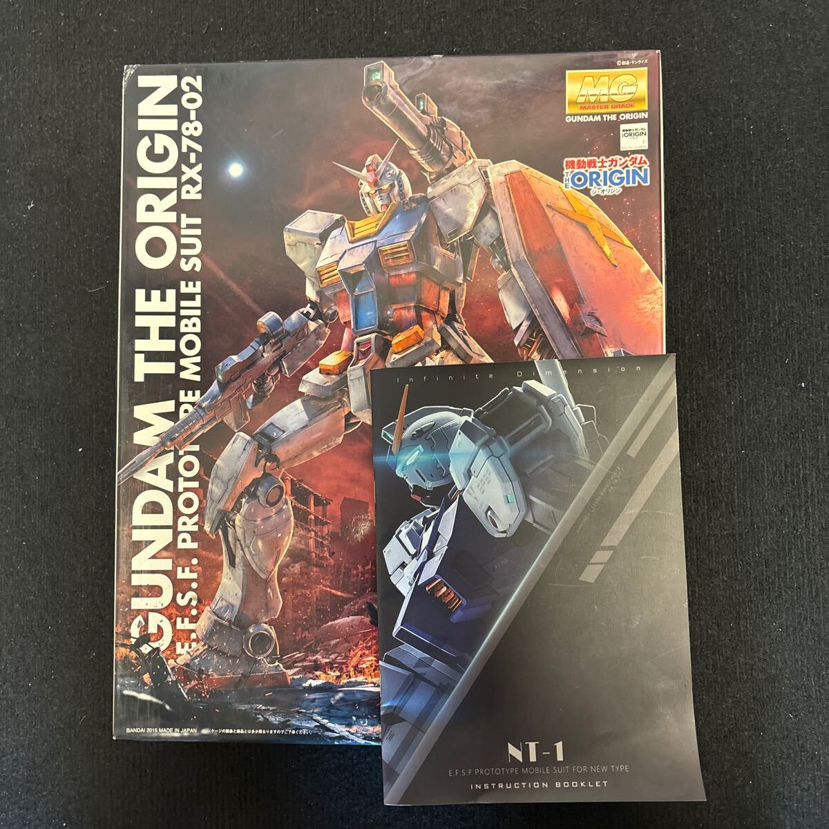 RX-78-02 ガンダム （GUNDAM THE ORIGIN版） （1/100スケール MG THE ORIGIN +Infinite Dimension NT-1レジンキット_画像1