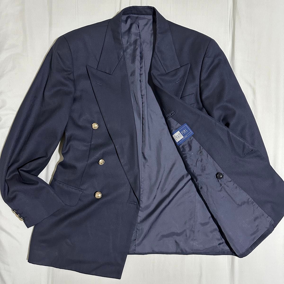 VAN JACKET ヴァンヂャケット 紺ブレザー 金ボタン ダブル 6つ VAN JACKET ヴァンヂャケット 紺ブレザー 金ボタン ダブル 6つ