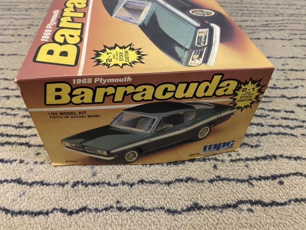 W027-CH3-598 MPC ERTL Barracuba バラクーダ 1969 1/25スケール プラモデル 車_画像4