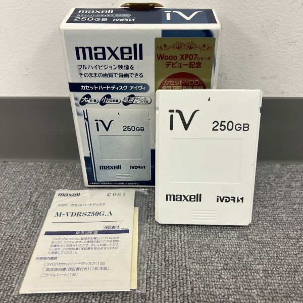 F616-CH1-589 *maxellmak cell кассета жесткий диск I vi 250GB full hi-vision QT-1730 есть руководство пользователя .