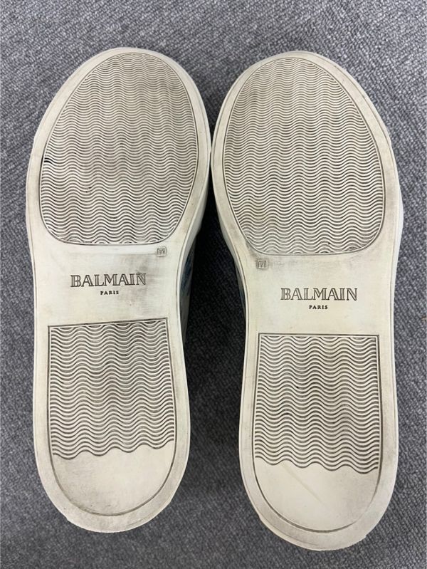 F601-I58-2009 BALMAIN Balmain спортивные туфли мужской спортивные туфли туфли без застежки 27cm Denim голубой 