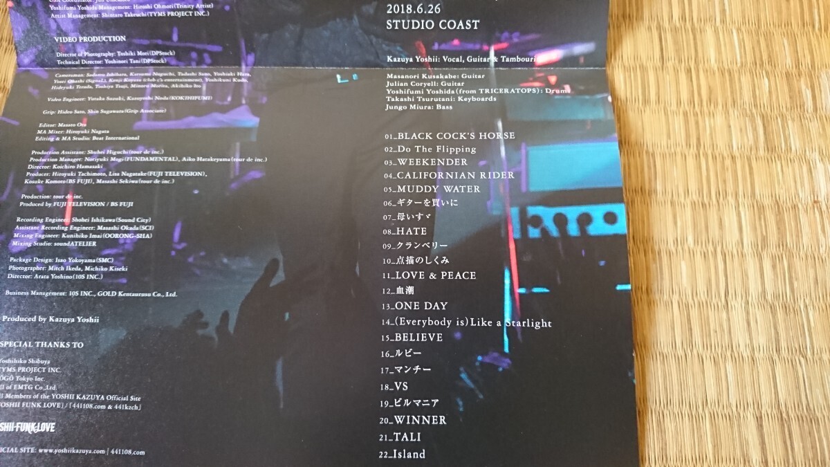 吉井和哉 ICHIGOICHIE 15th Anniversary Tour 2018 -Let’s Go Oh! Honey- 会員制 2018.6.26 STUDIO COAST FC限定DVD THE YELLOW MONKEY_画像3