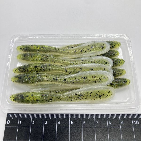 710689 アングラーズチョイス フラットテールグラブ ２０本 ANGLER'S CHOICE FLAT TAIL GRUB パドル オールド品 希少入手困難品_画像4