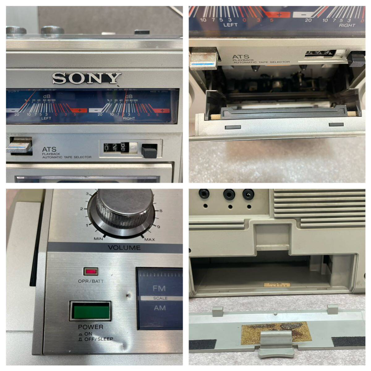 Y5013* воспроизведение OK SONY Sony FM/AM стерео кассета ko-da- магнитола CFS-66 Energie 66 изначальный с коробкой Showa Retro 