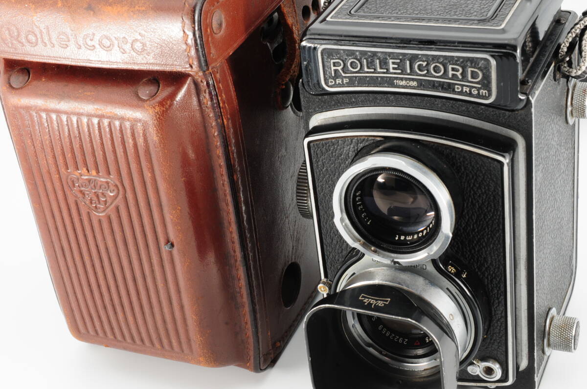 ROLLEICORD  75mm 1:3.5  レンズフード ケース ストラップ  ローライコード rollei ローライの画像1