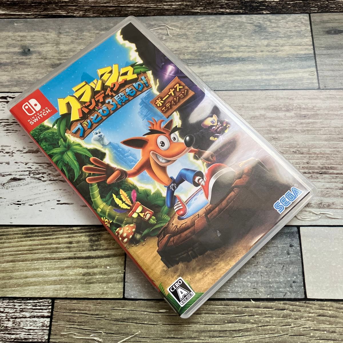 （中古）【Switch】 クラッシュ・バンディクー ブッとび3段もり！ ボーナスエディション - Switch