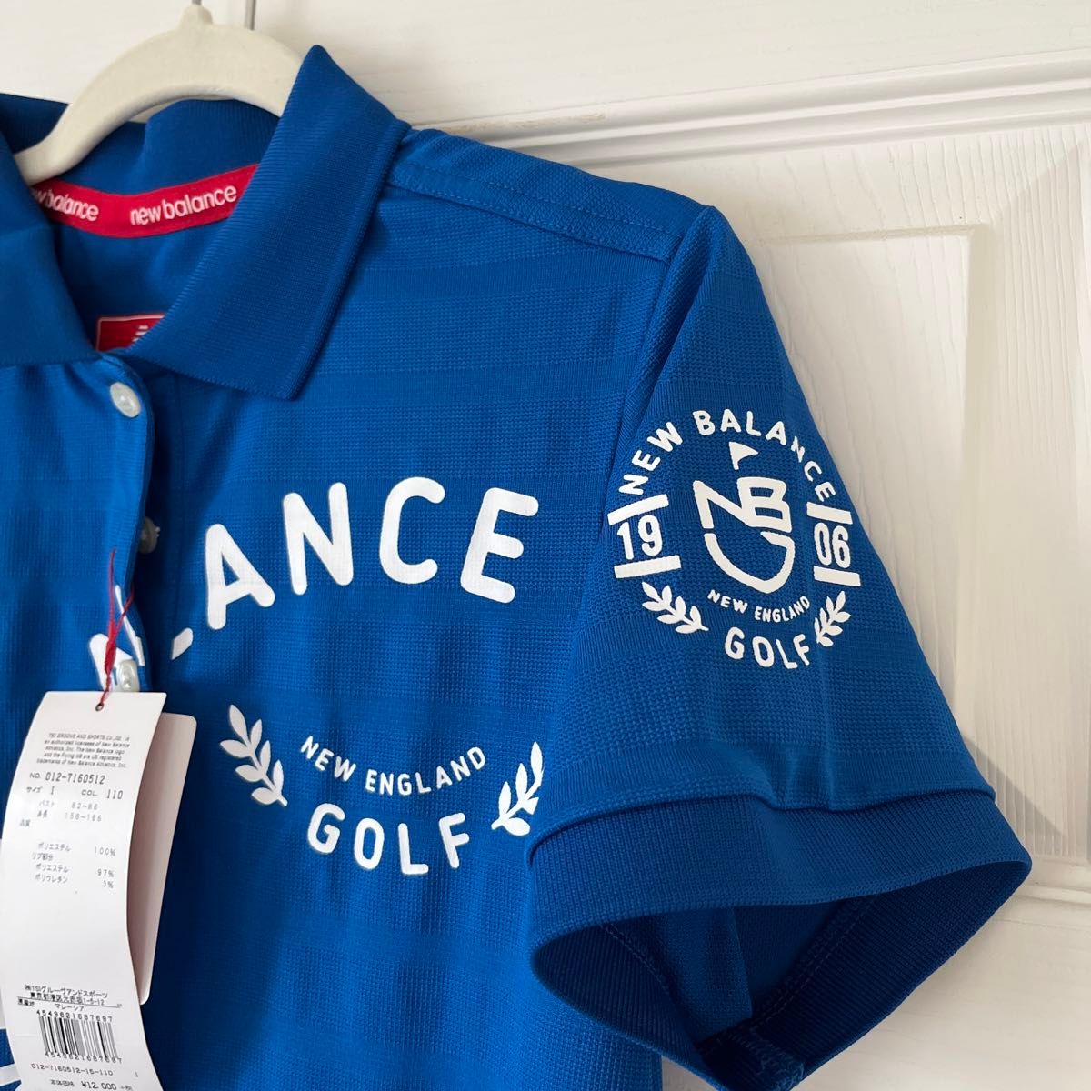ニューバランス　ゴルフウェア　サイズ1  半袖ポロシャツ