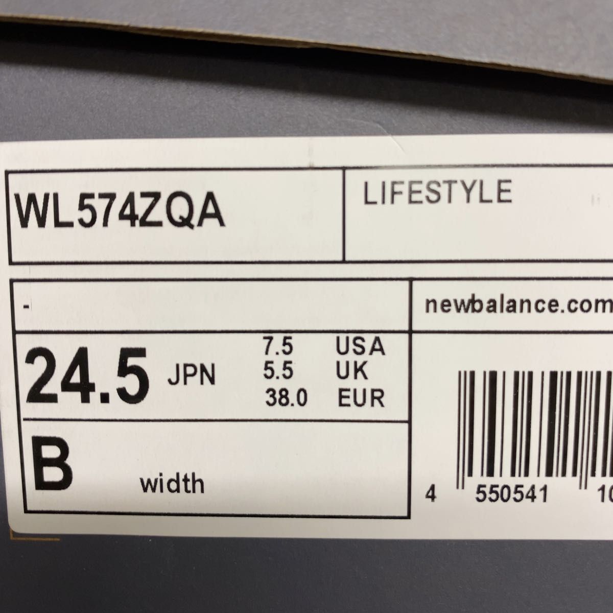 ニューバランス newbalance WL574 ZQA 24.5cm