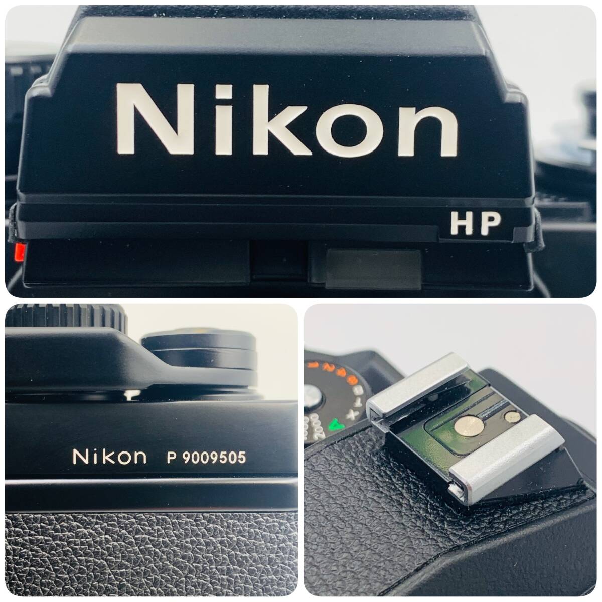 【未使用保管品】Nikon F3 フィルムカメラ・レンズ NIKKOR 35mm F1.4 Ai-s ニコン 一眼レフカメラ 1円スタート ブラック まとめ売り セット_ニコン Nikon F3P