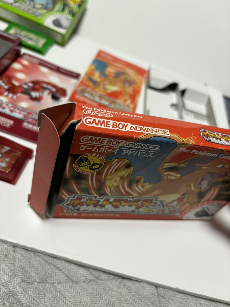 GBA Pocket Monster advance fire red leaf green ruby Nintendo