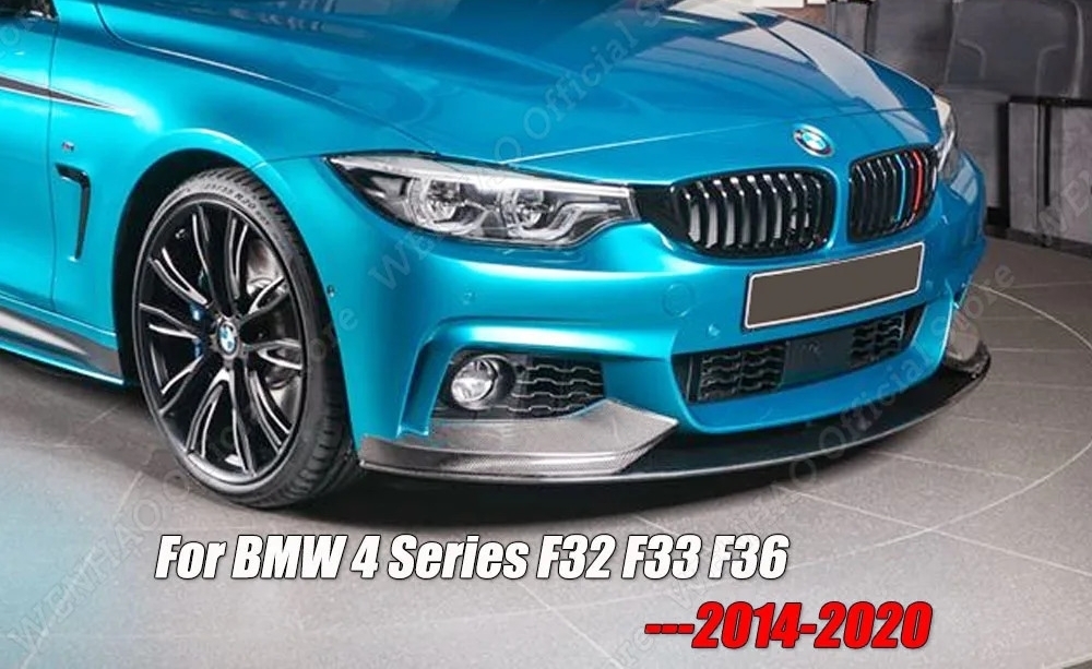 【送料無料】BMW F32 F33 F36 Mスポーツ フロントリップスポイラー バンパーアンダーグリルカナード 420i 428i 435i 440i M-SPORTS_画像2