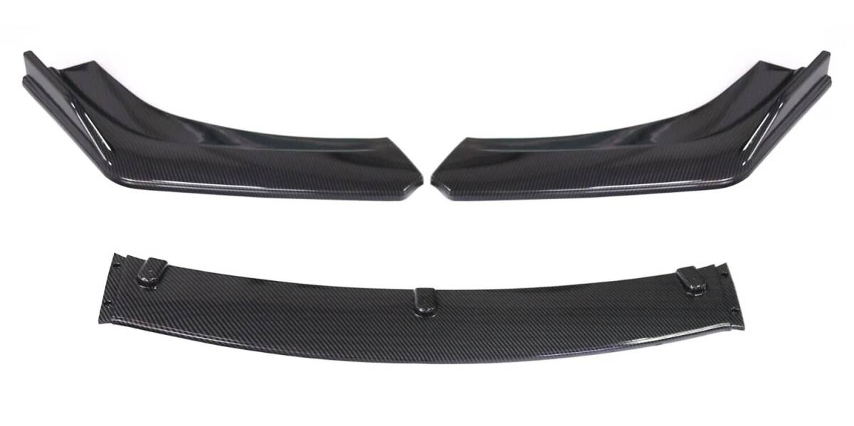 [ free shipping ] new goods all-purpose front lip spoiler division type 180cm bumper under Canard normal car compact sedan coupe carbon style 