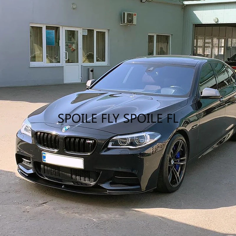 【送料無料】新品 BMW 5シリーズ F10 Mスポーツ m-sports フロントリップスポイラー バンパーアンダーカナード カーボン調の画像5