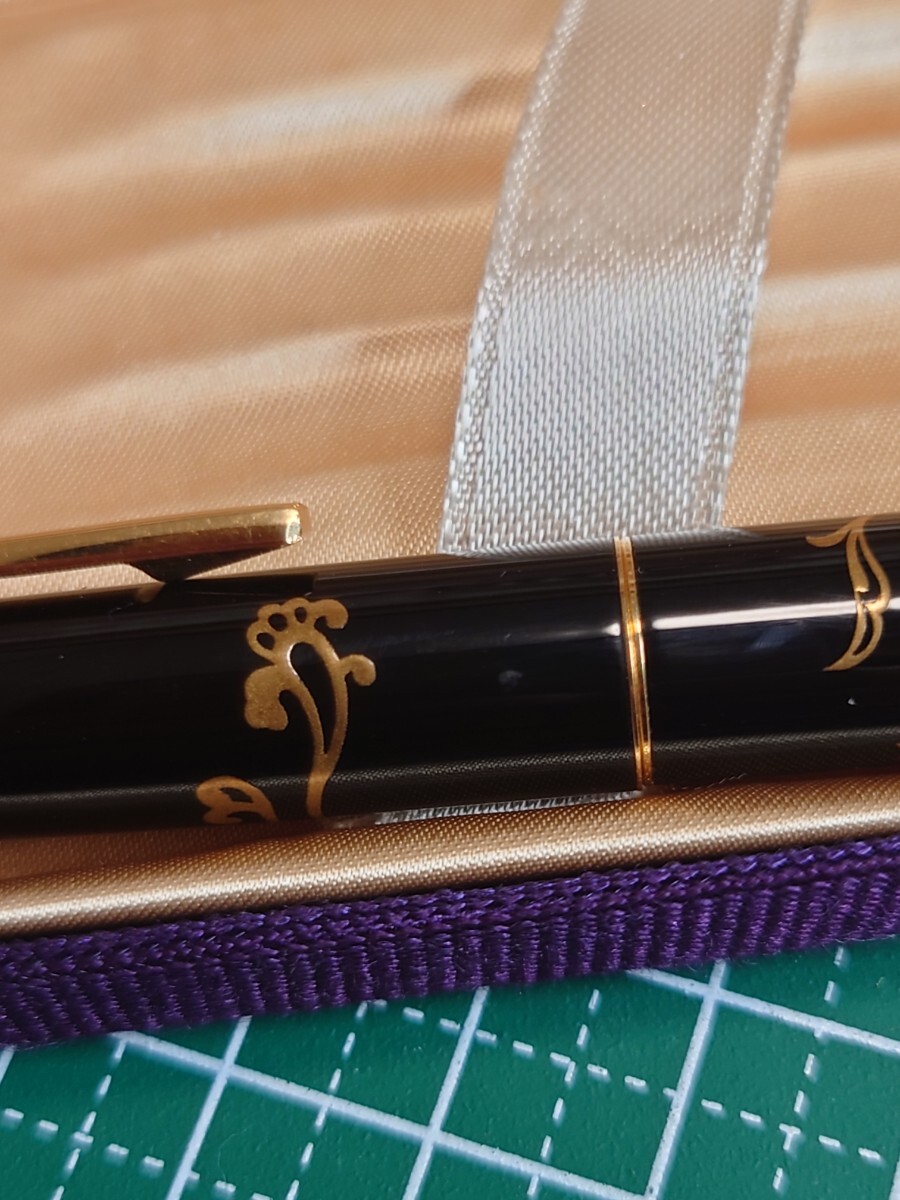 1円〜 PILOT パイロット 國光會 漆 蒔絵 鳳凰 ペン先 18K 750 18金 万年筆 記載できました。_画像5