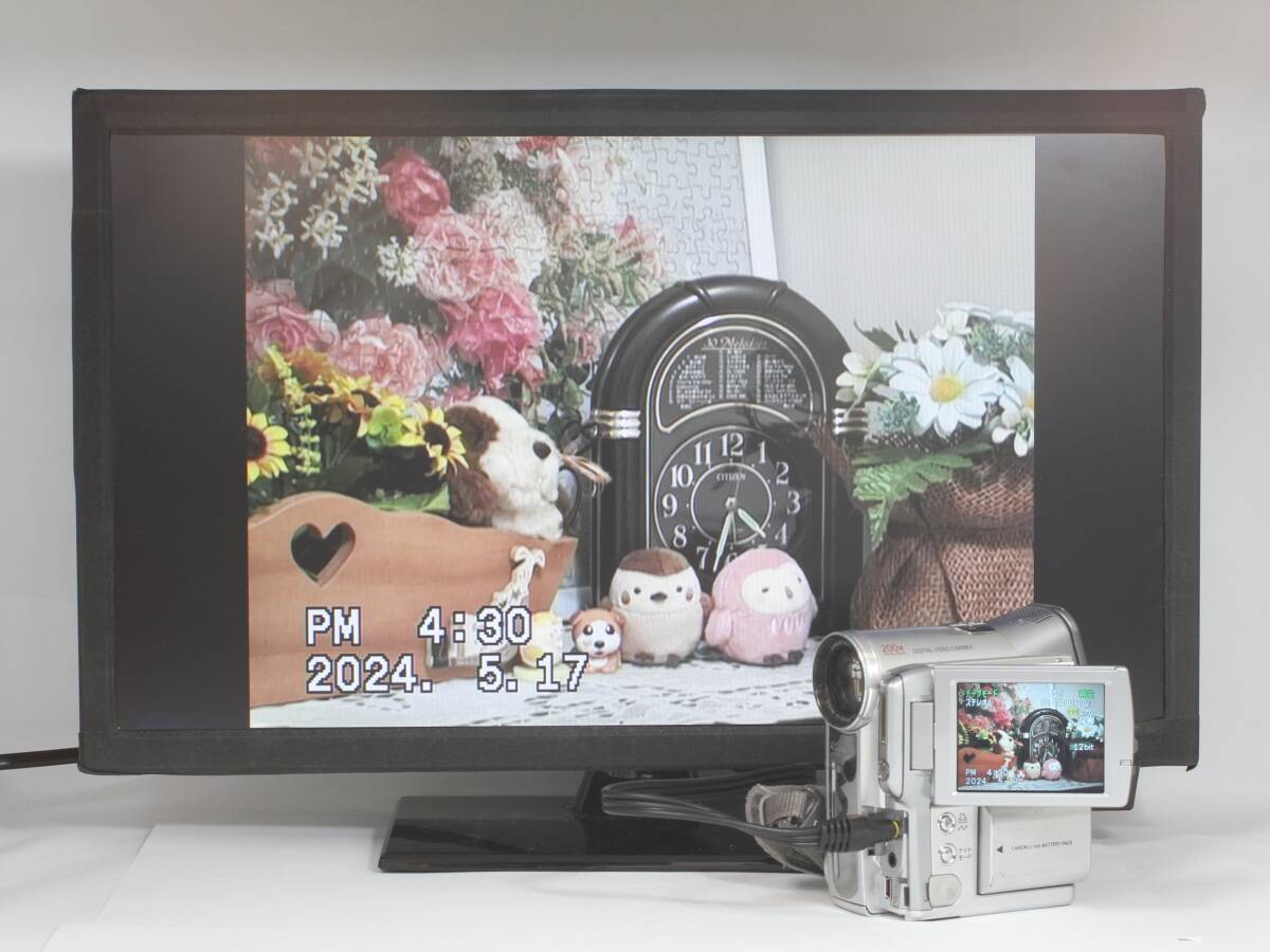 f★キヤノン IXY DV M3 MiniDV 撮影再生OK 難あり ダビングに_本機で撮影したテープの再生