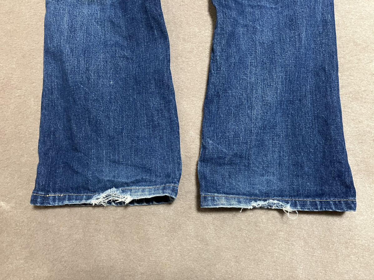 USED 90's〜00's LEVI'S 517 BOOT CUT JEANS MADE IN USA 中古 リーバイス 517 ブーツカット ジーンズ アメリカ製 W34 L30 送料無料_画像3