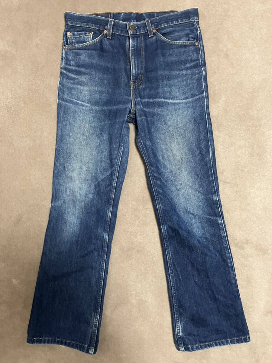 USED 90's〜00's LEVI'S 517 BOOT CUT JEANS MADE IN USA 中古 リーバイス 517 ブーツカット ジーンズ アメリカ製 W34 L30 送料無料_画像1