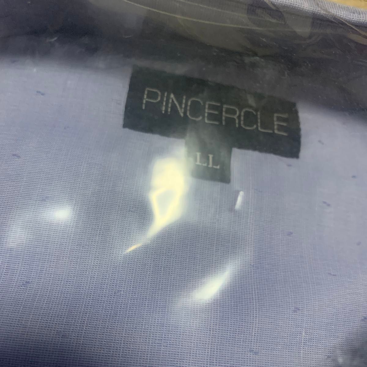 PINCERCLE  半袖 ワイシャツ Yシャツ ブルー ブルーシャツ