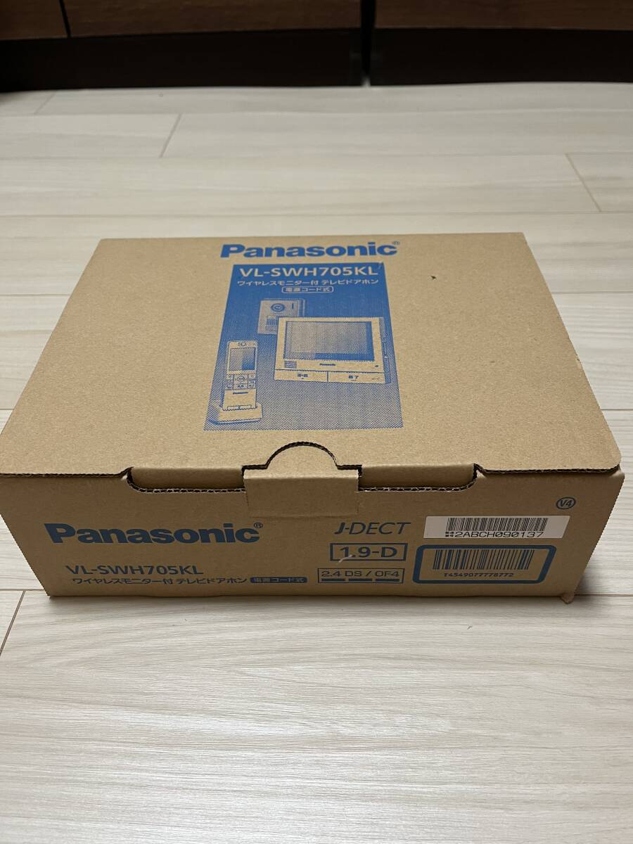 Panasonic パナソニック ワイヤレスモニター付テレビドアホン VL-SWH705KL 新品 未開封未使用品の画像1