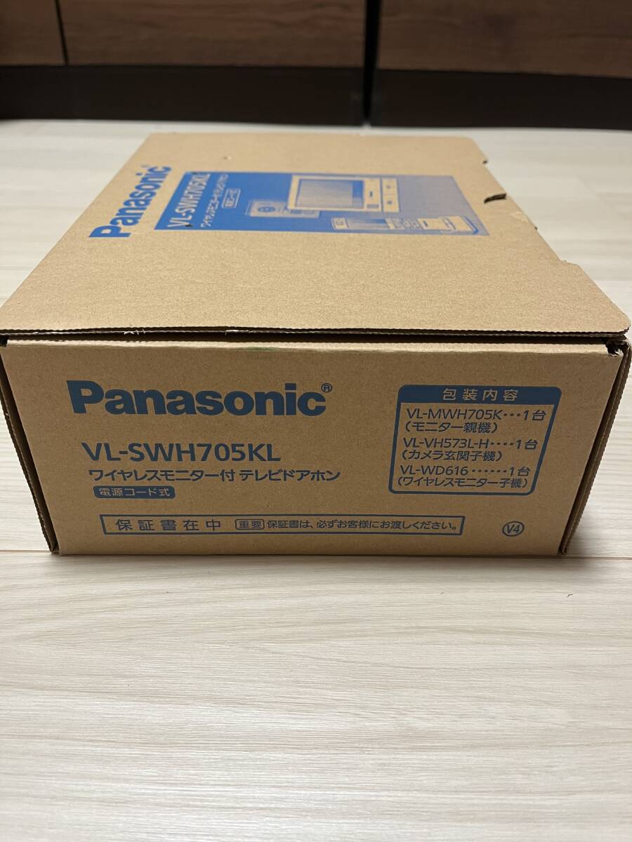 Panasonic パナソニック ワイヤレスモニター付テレビドアホン VL-SWH705KL 新品 未開封未使用品の画像2