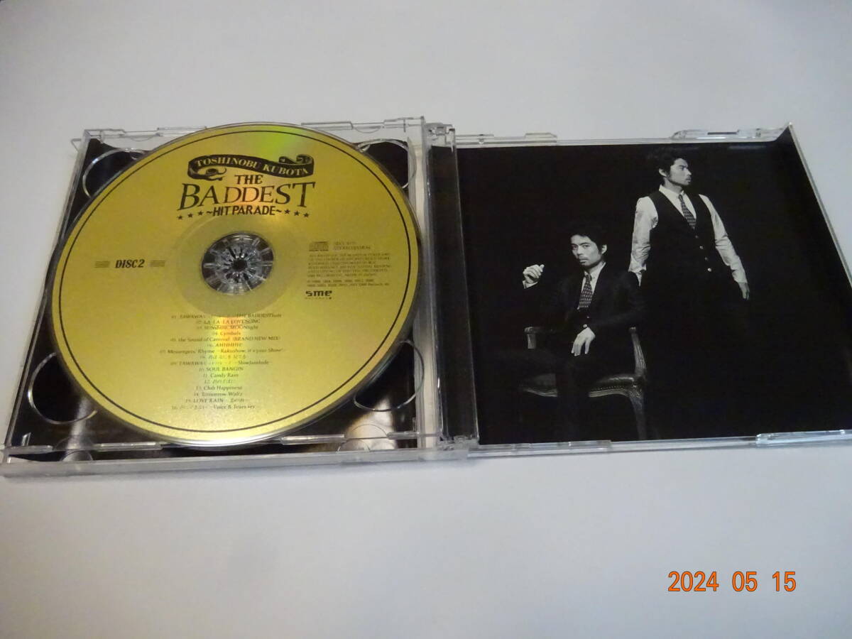 2CD 久保田利伸 THE BADDEST Hit Parade 2枚組 ベストアルバム _画像3