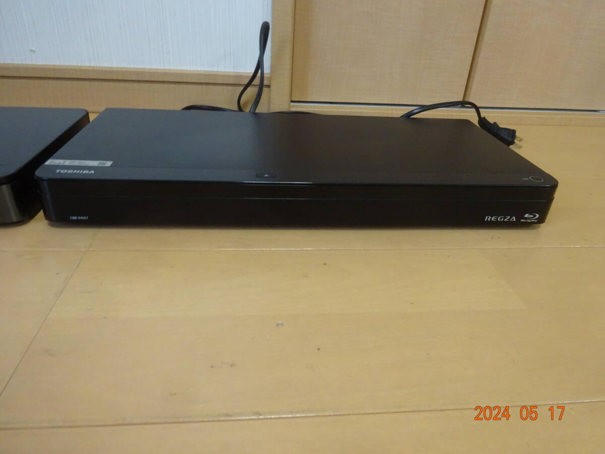  Toshiba DBR-T550/DBR-W507 REGZA Blue-ray магнитофон 2 шт. комплект утиль 