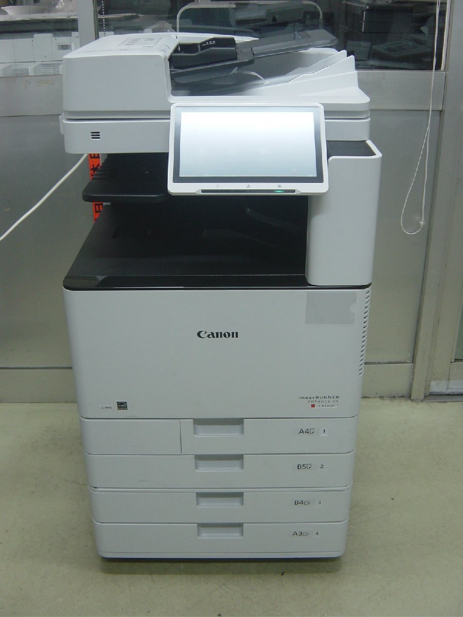  счетчик немного!! Canon полный цветная многофункциональная машина ADVANCE DX C3720F( копирование &faks& принтер & сканер )* беспроводной LAN* Miyagi departure *