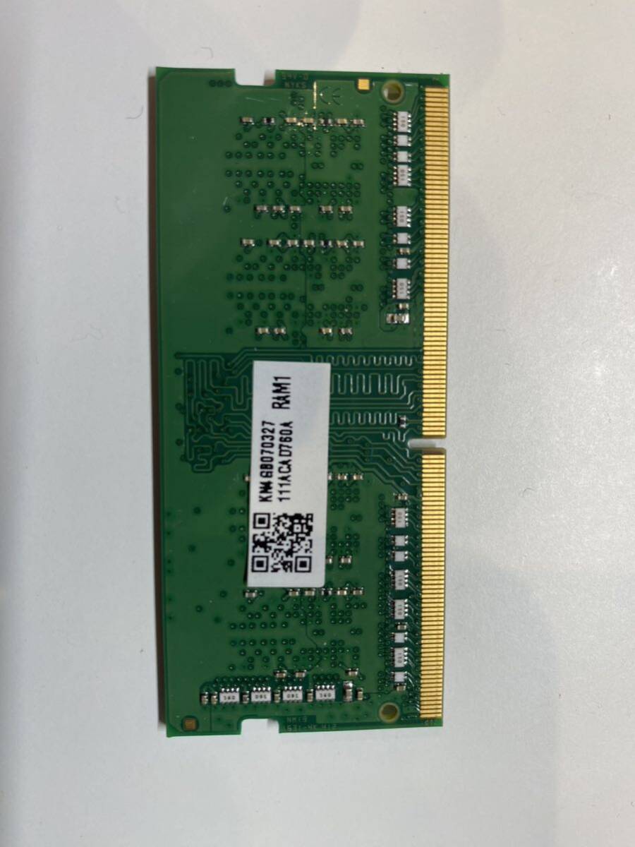 中古 Kingston DDR4 4GBx1枚 1rx16 pc4-2400t-sco-11の画像2