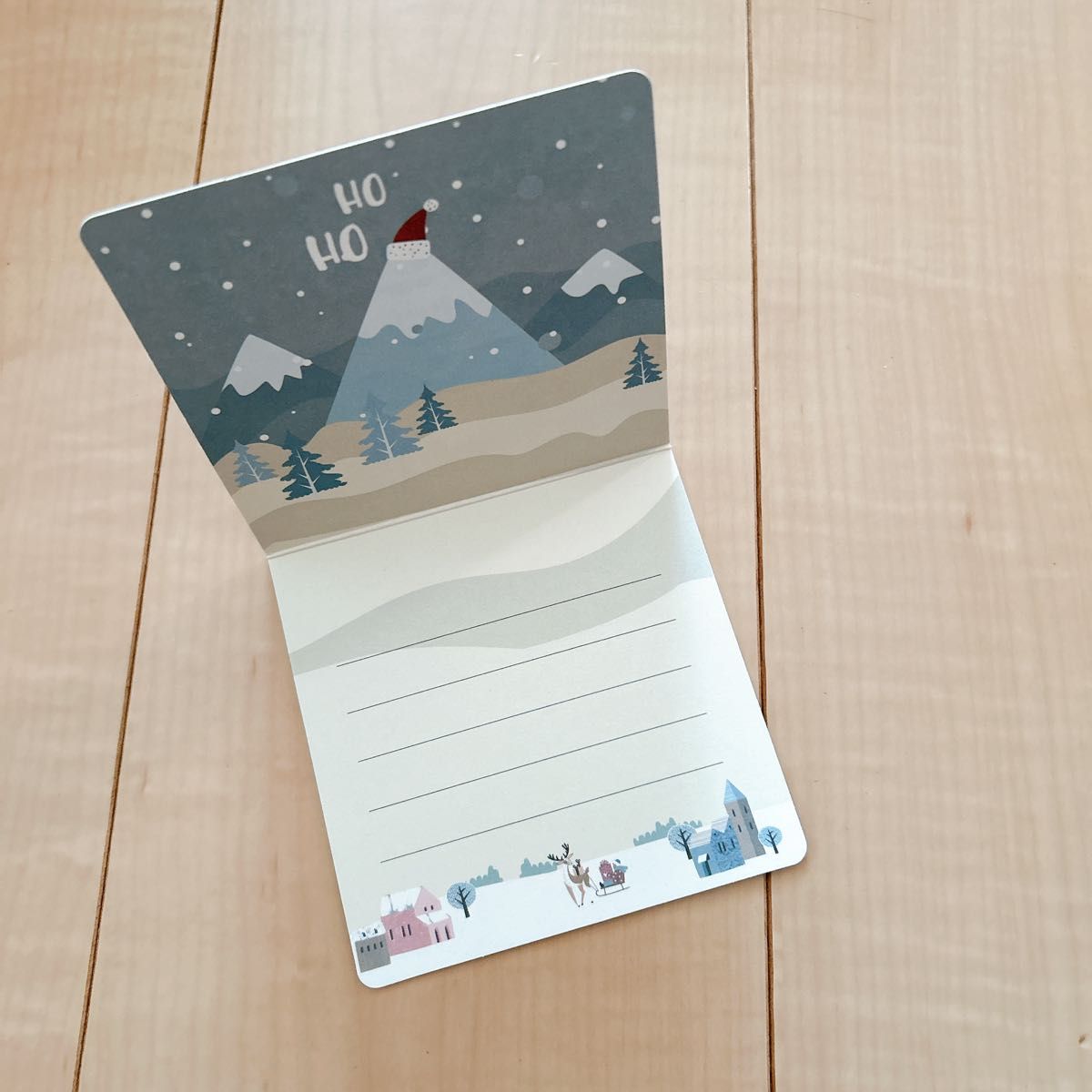 クリスマスカード クリスマス メッセージカード 封筒 グリーティングカード