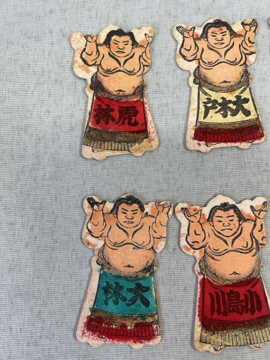  men ko surface . Showa Retro large sumo . taking education toy 
