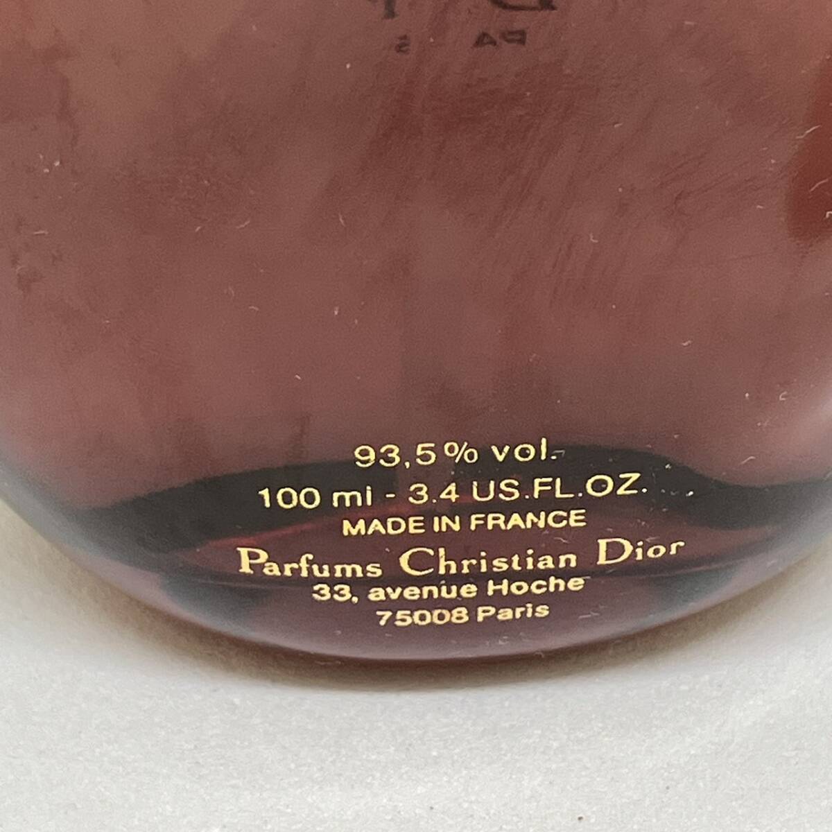 Dior ディオール 未使用 ディオール Christian Dior POISON EDT オードトワレ 100ml 箱付 香水 ほぼ満量_画像4