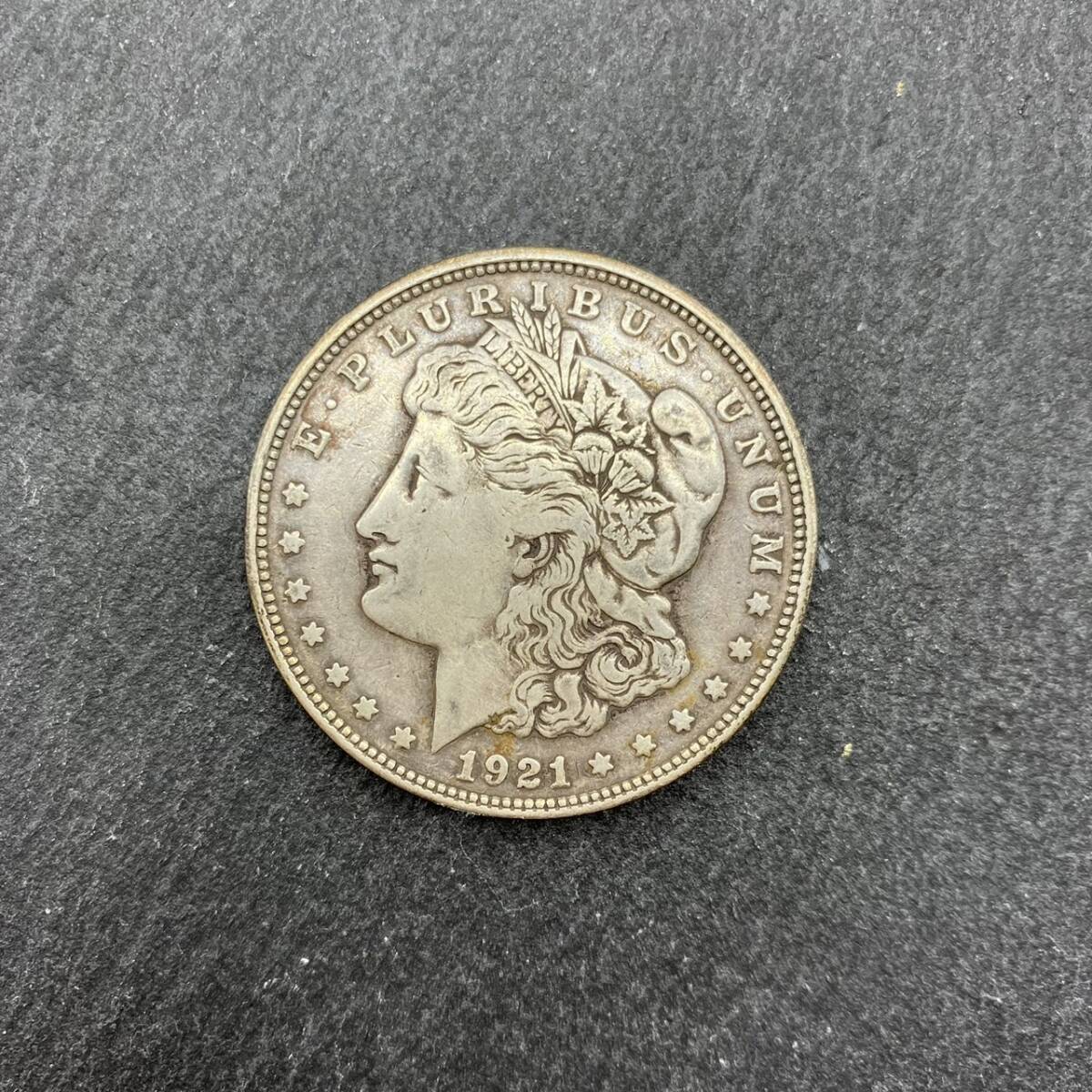 アメリカ銀貨 1ドル ダラー モルガン 26.5ｇ1921年 アンティークコイン コレクション_画像1