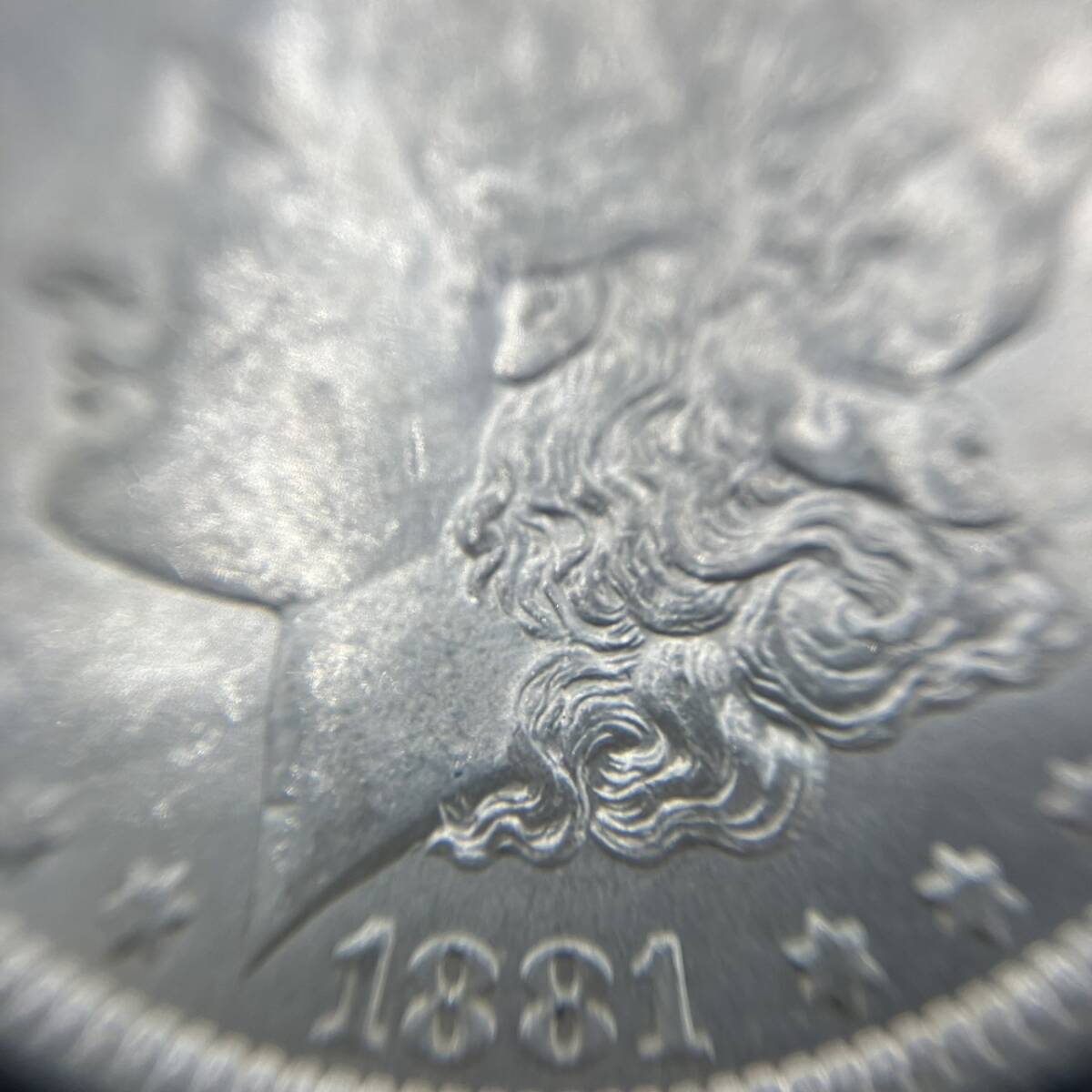 アメリカ銀貨 モルガン 1ドル ダラー 80.2ｇ 1881.1883.1921年 3枚セット アンティークコイン コレクション_画像5