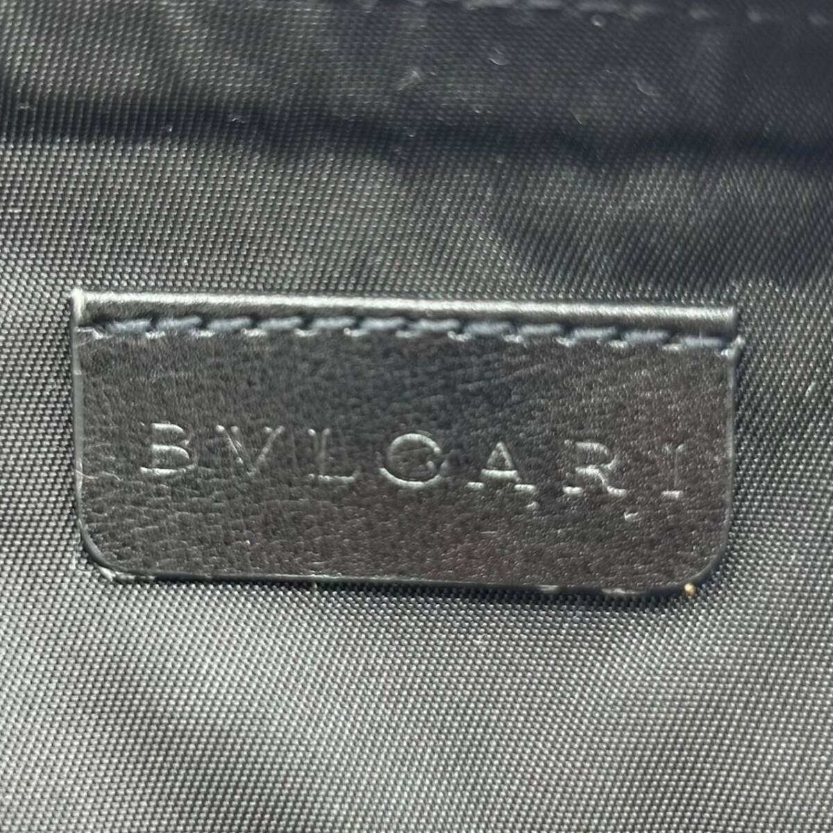 １円BVLGARI ブルガリ ポーチバッグ ポーチ バイオレットピンク 箱付き_画像10