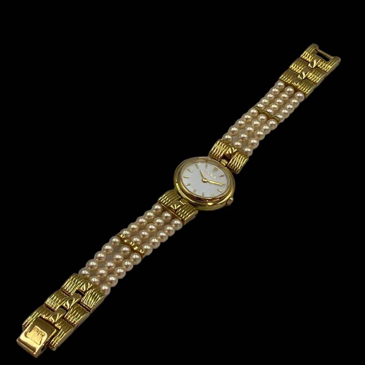 majo licca pearl 18K stamp wristwatch 