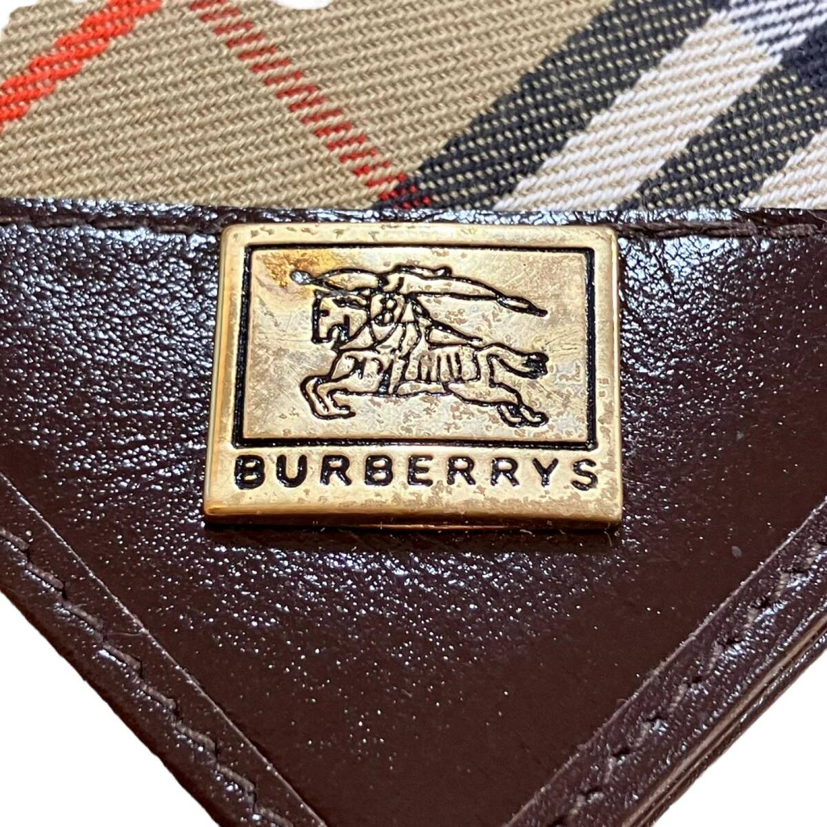 BURBERRY バーバリー ノバチェック柄 札入れ ブラウン系_画像6