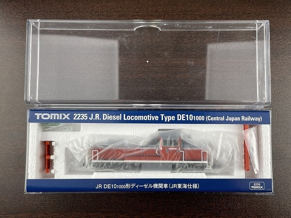  unused . close TOMIX 2235 JR DE10-1000 shape diesel locomotive (JR Tokai specification )|D6ua