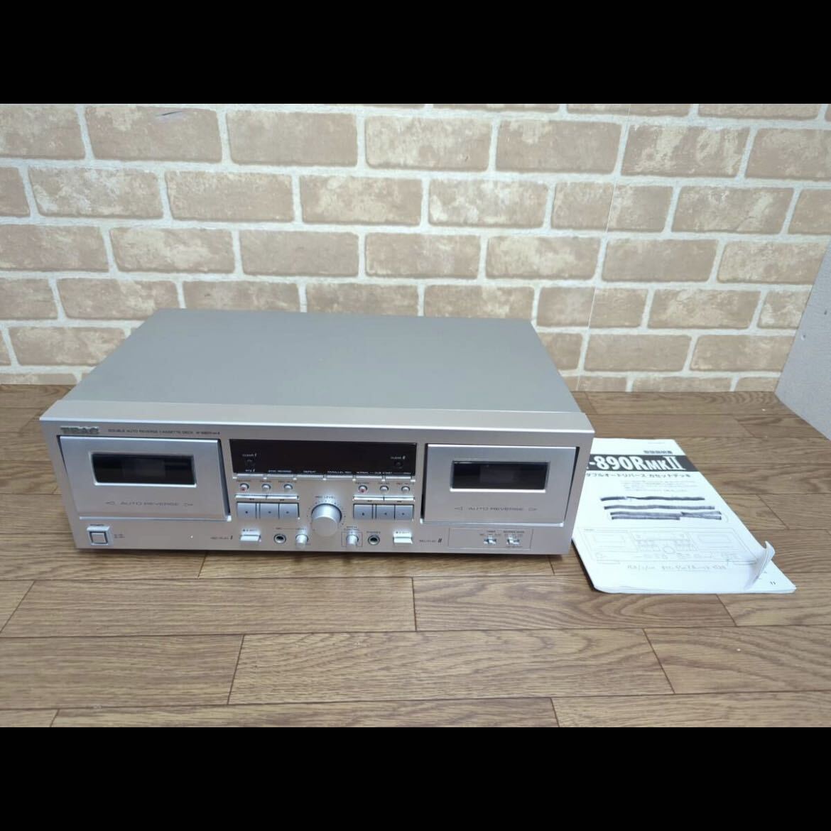 【美品】TEAC W-890R MKⅡ W-890R MK2 テアック ②