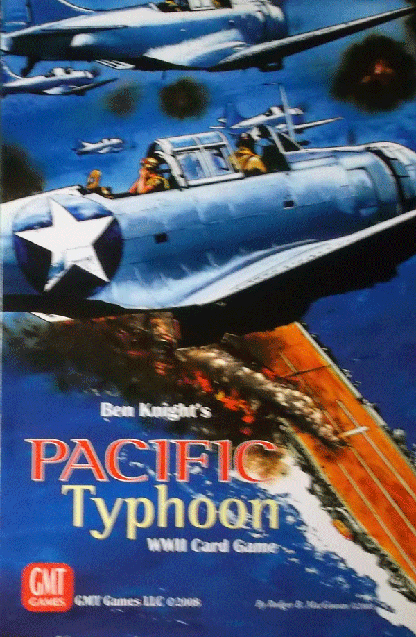 GMT/PACIFIC TYPHOON/WWII CARD GAME/中古品/日本語訳無し