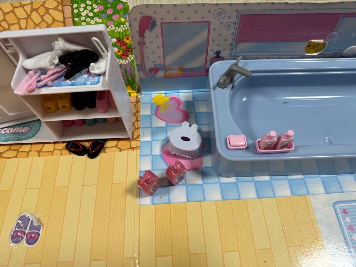 リカちゃん　まとめ売り　回転寿司　幼稚園　ペットショップ　ハウス　洗濯機　人形　おまけ付