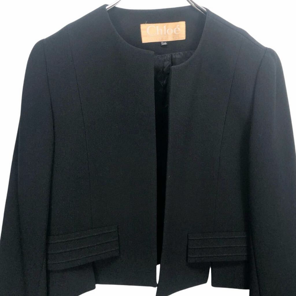 美品　CHLOE Black Formal クロエ　レディース　ブラックフォーマル ワンピース　ジャケット　セットアップ　11表記_画像3