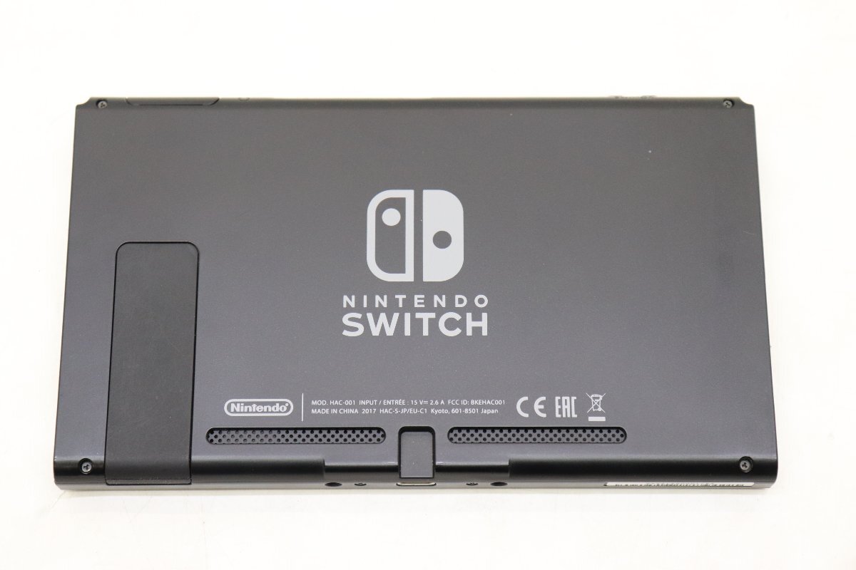 25MA●Nintendo Switch 旧型 本体のみ ver.18.0.1 ニンテンドー 任天堂 スイッチ 中古 難あり 動作確認済み_画像3