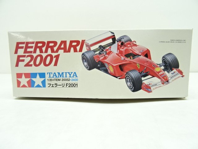 34JY●タミヤ TAMIYA 1/20 フェラーリ F2001 グランプリコレクション No.52 フルディスプレイモデル 未組立_画像3