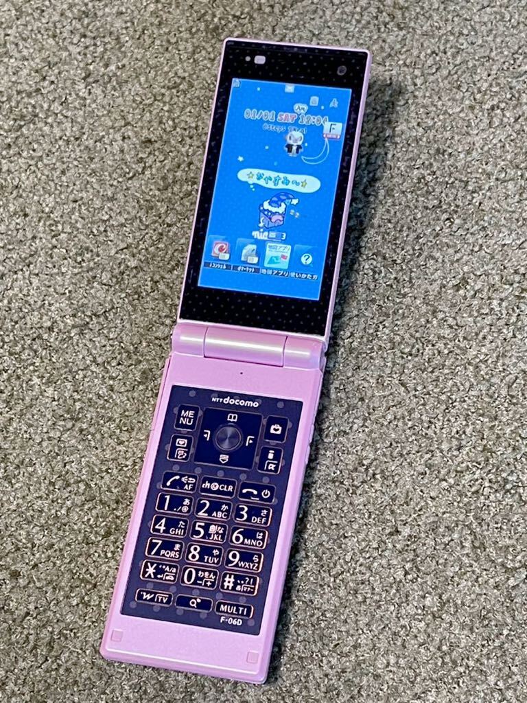 docomo STYLE series F-06D Girl's nicolaコラボ ハッピーピンク docomo STYLE series F-06D Girl's nicolaコラボ ハッピーピンク