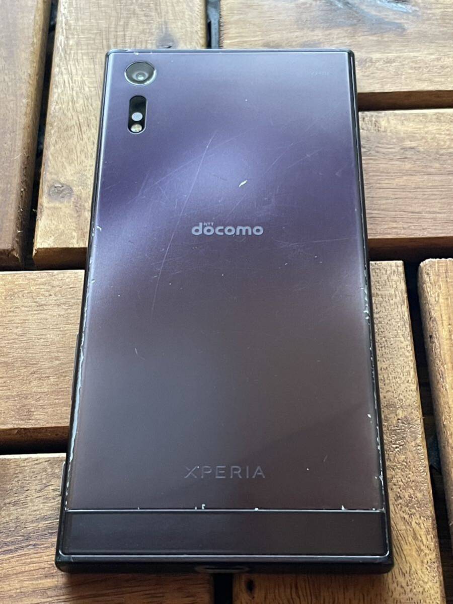 バッテリー難 docomo SIMフリー Sony Xperia XZ SO-01J ブラック Android8.0.0 スマホ本体 P7の画像3