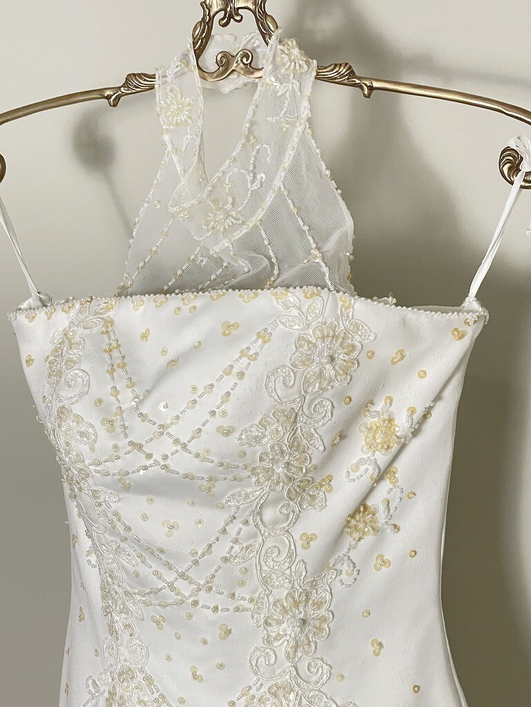IROHA* wedding dress [ta0563] recycle [ white ][KOKI] size unknown 