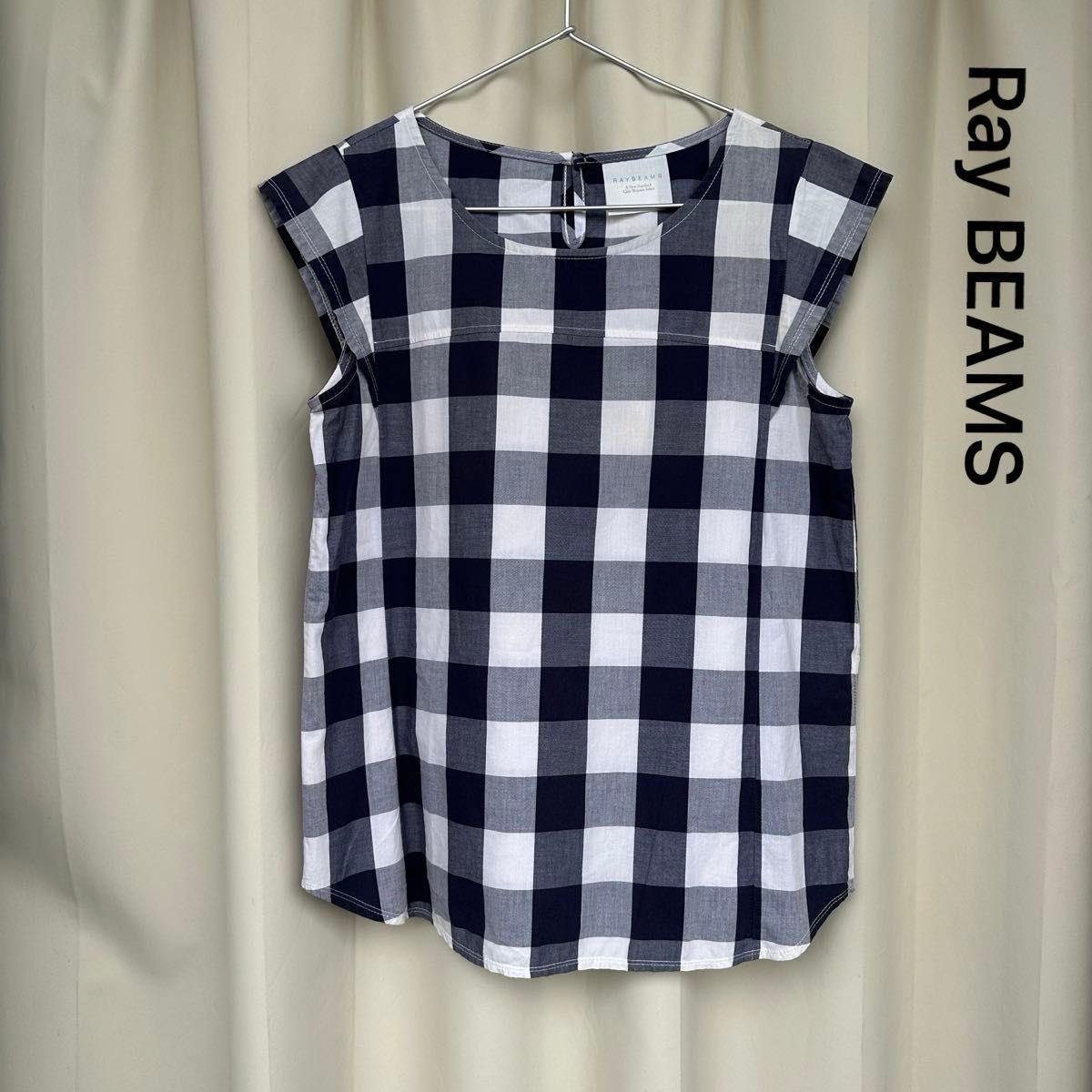 Ray BEAMS フレンチスリーブ ブラウス